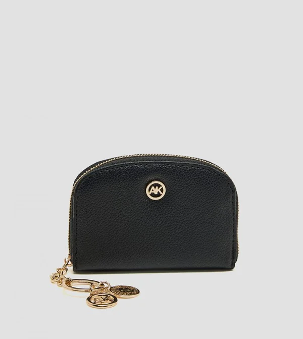 Anne Klein Logo Detail Zip-around Card Holder